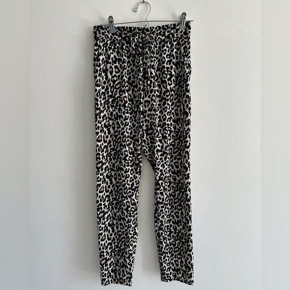 Vero Moda Leopard Print Pants XS - Picture 3 of 5